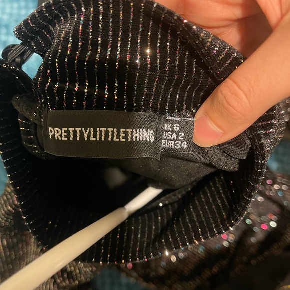 Pretty little thing velvet glittery bodysuit - Picture 5 of 5